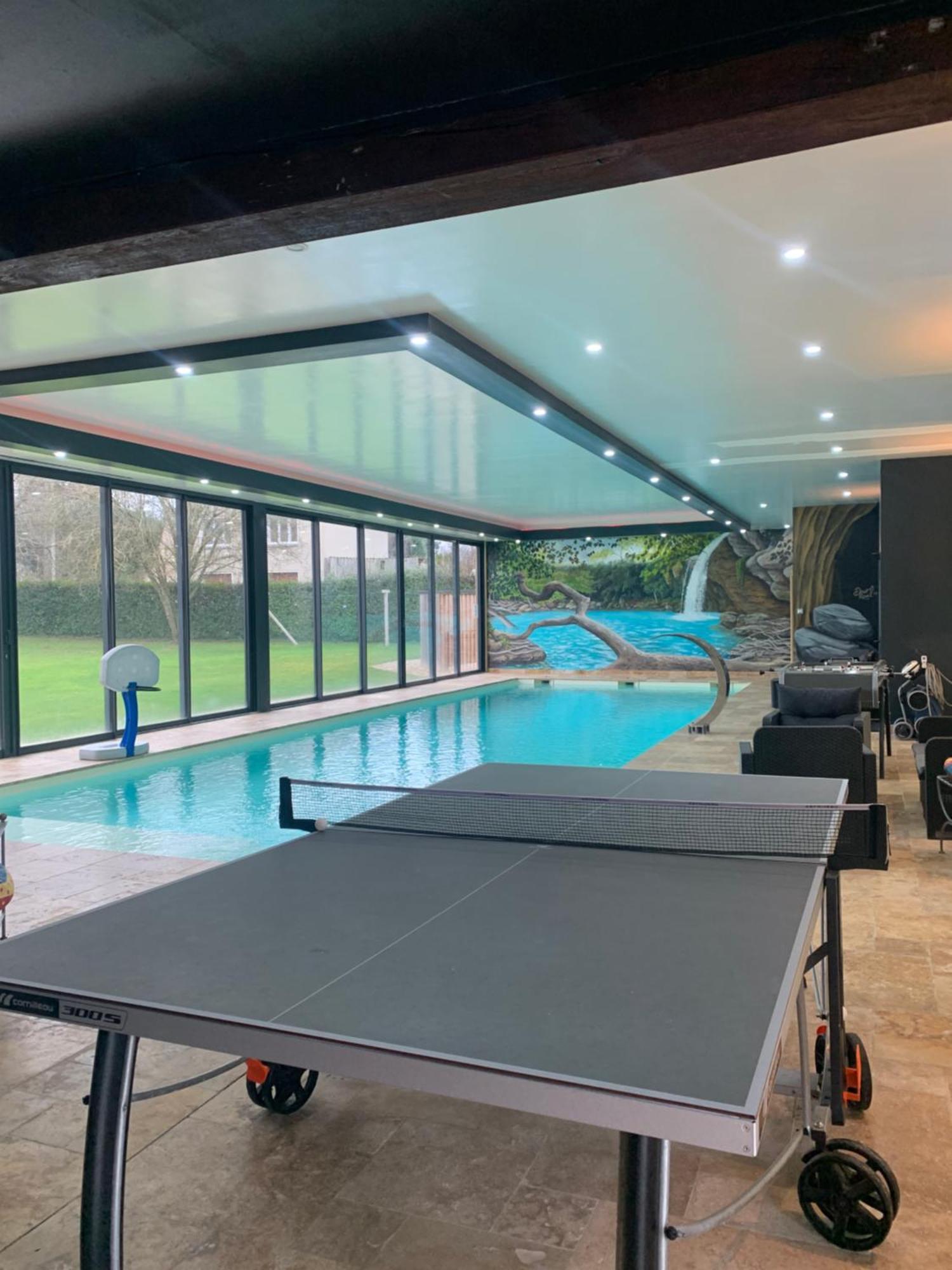 Cottage Piscine Interieure31Degres Zoo La Fleche24H Du Mans Clermont-Creans Εξωτερικό φωτογραφία